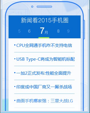 2015年手机行业新闻事件一览