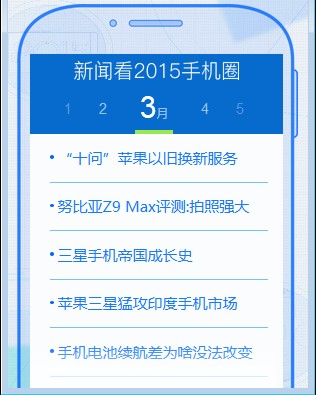 2015年手机行业新闻事件一览