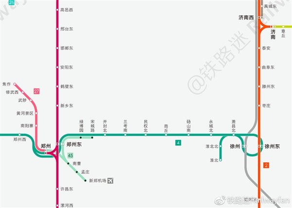 高清收藏!中国高铁线路全图最新版