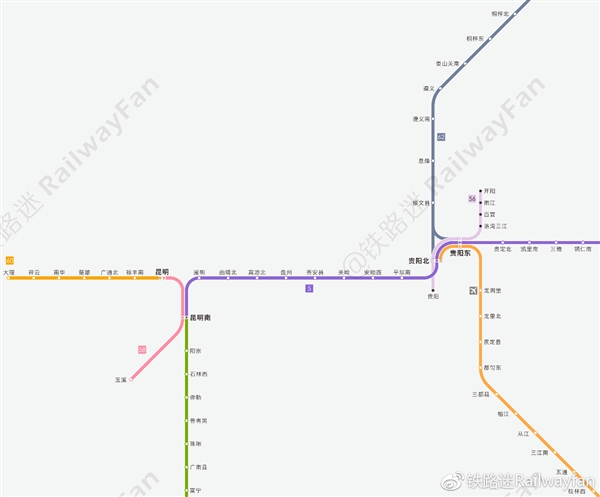 高清收藏!中国高铁线路全图最新版