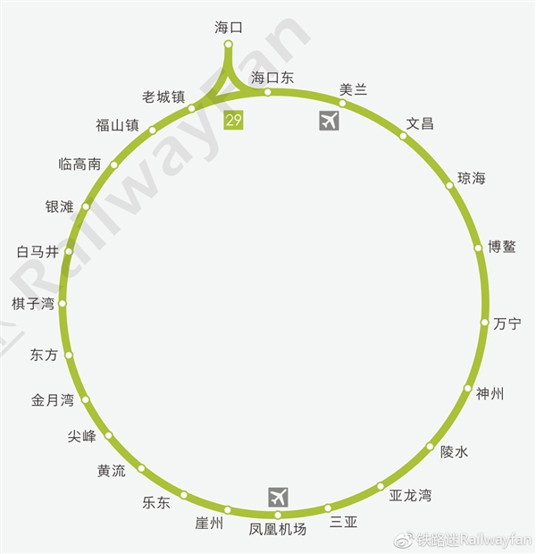 高清收藏!中国高铁线路全图最新版