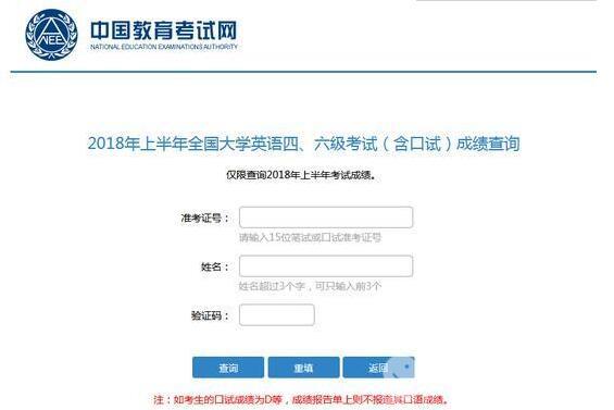2018四六级成绩查分验证码出不来是怎么回事？2018四六级成绩查询网址挂了？