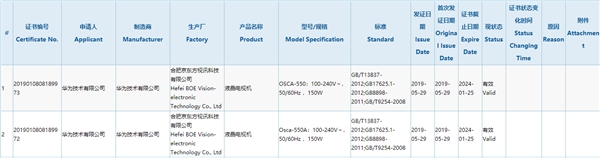 曝华为电视将于9月或10月上市：京东方代工 主打AI大屏