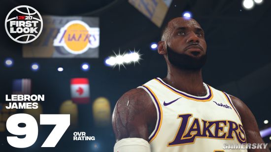 詹姆斯在《NBA 2K20》试玩自己 与浓眉在游戏中训练