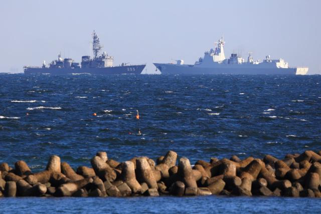 太原舰抵达横须贺,中国海军时隔十年再访日_现场视频画面在线欣赏