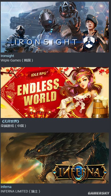 Steam十二月最热新品榜公开 两款国产游戏上榜