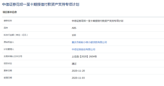 花呗借呗200亿ABS融资计划获通过怎么回事？abs融资通俗点讲是什么