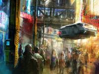 《赛博2077》预制作阶段概念图 机械战甲未来感十足