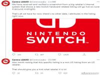 爆料：任天堂Switch Pro或将于6月4日正式发布