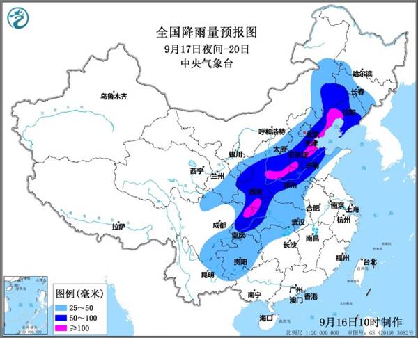 中秋假期将出现大范围强降雨 2021中秋假期天气预报3天