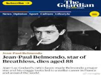 让保罗贝尔蒙多去世 法国总统悼念让保罗贝尔蒙多