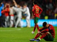 葡萄牙被绝杀无缘直通世界杯 	C罗赛后长坐不起