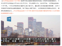 北京租金连续4个月下跌 一线城市11月租金单价上海降幅最大