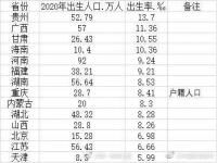 河南出生人口43年来首次低于100万 14个省份公布了2020年出生率数据