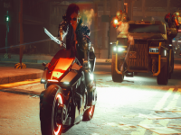 《2077》新Mod把游戏变成摩托 驾驶时也能战斗