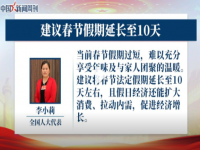 人大代表建议春节假期延长至10天 网友：不要调休换休假