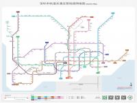 深圳地铁线路图  2022年深圳地铁线路图高清版 