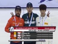 刘少昂男子1000米金牌_首金来了，刘少昂拿下短道速滑世界杯男子1000米金牌