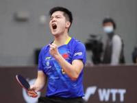 樊振东WTT个人照_（体育）乒乓球——WTT男子总决赛：樊振东晋级八强