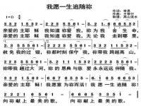 帮我找一下《恩主啊恩主啊》这首歌的歌词_我愿一生跟随你原唱