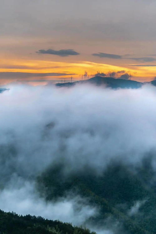 香炉峰雨后云海满满仙气_心动预警！一起奔赴齐云山的冬日云海