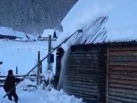 大雪把棚子压塌了怎么办_大雪能把屋顶压塌了么