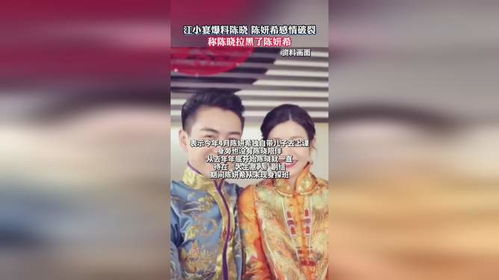 曝陈晓拉黑了陈妍希_陈晓拉黑陈妍希，电话不接，宁可净身出户，也不继续维护婚姻