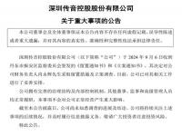 传音控股财务负责人被留置并立案调查_传音控股财务负责人被留置、立案调查，任职已超10年