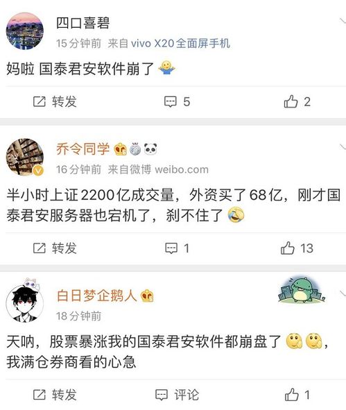 多家券商APP崩了_20分钟成交额破万亿！多券商App宕机，有投资者买不进也卖不出