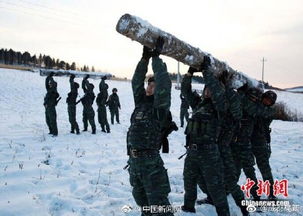 武警战士零下20度雪中赤膊训练_武警官兵雪中赤膊训练