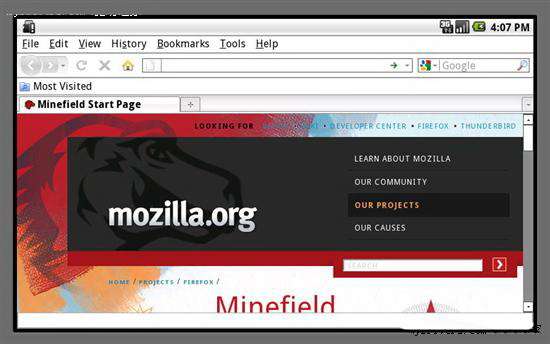 Android版Firefox截图曝光 无iPhone计划