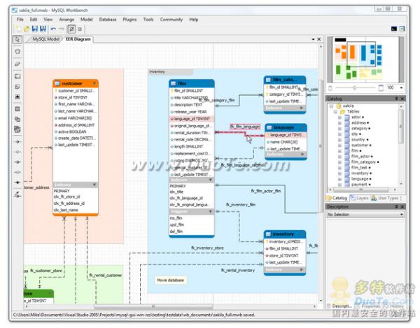 可视化数据库设计、管理的工具MySQL Workbench 5.2.25 发布