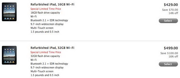 苹果发布官方翻新版iPad 32GB可省100美元