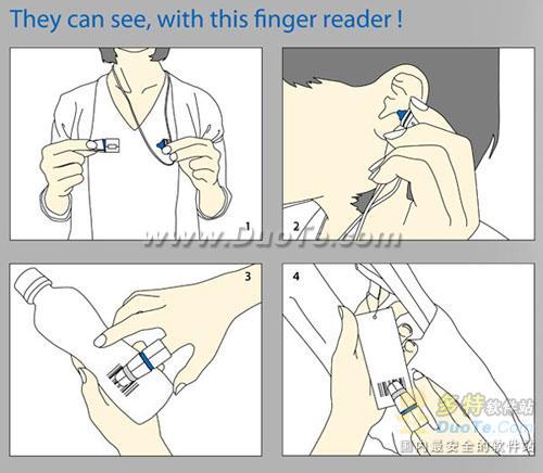 手指阅读器 语音技术“看”得见！