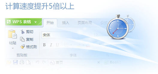 WPS 2012新春版应用ET新引擎 表格处理提速5倍