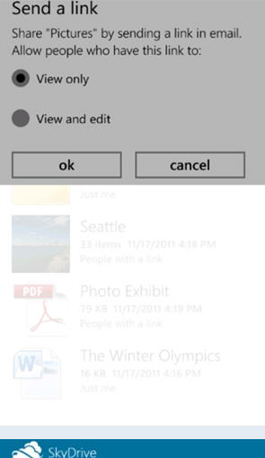 微软发布iOS版SkyDrive网盘客户端