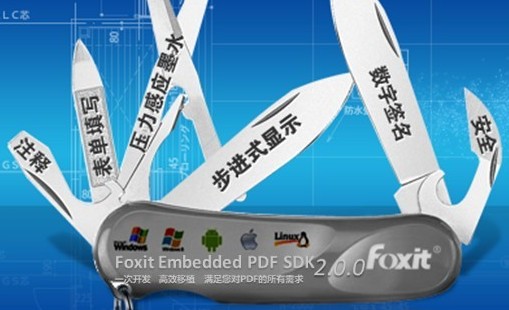 福昕软件发布Embedded PDF SDK 2.0