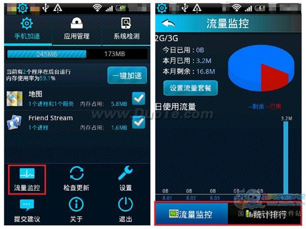 160手机助手：全面监控手机流量