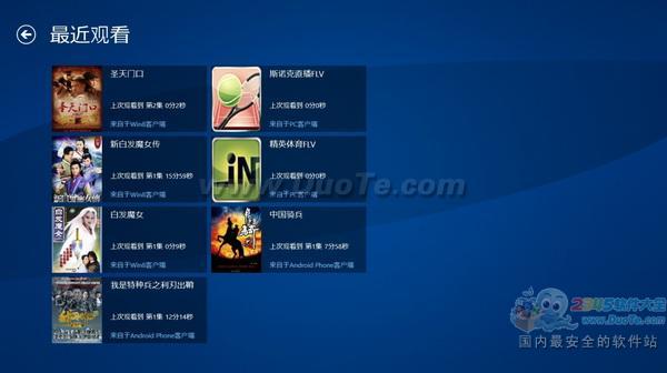 PPTV网站Win8客户端评测 功能强大更贴心！