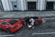 《GTA5》玩家用游戏还原女司机被暴打事件
