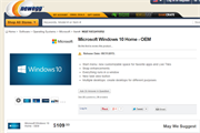 Windows 10售价和销售日期曝光 家庭版售109美元