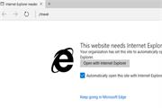 Win 10同时提供Edge和IE11浏览器 以满足企业用户