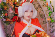 美呆了：LOL圣诞锐雯Cosplay