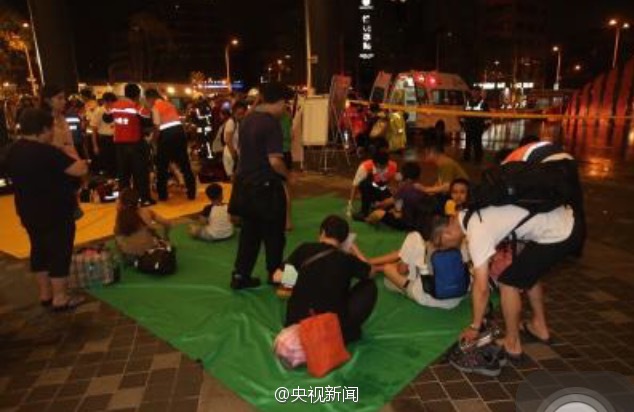 台湾列车爆炸起火21人受伤 车厢内血肉模糊【高清大图】