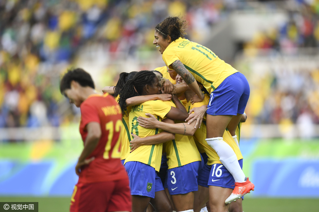 女足迎奥运揭幕战0-3输给巴西 网友：输给巴西不丢人【图】