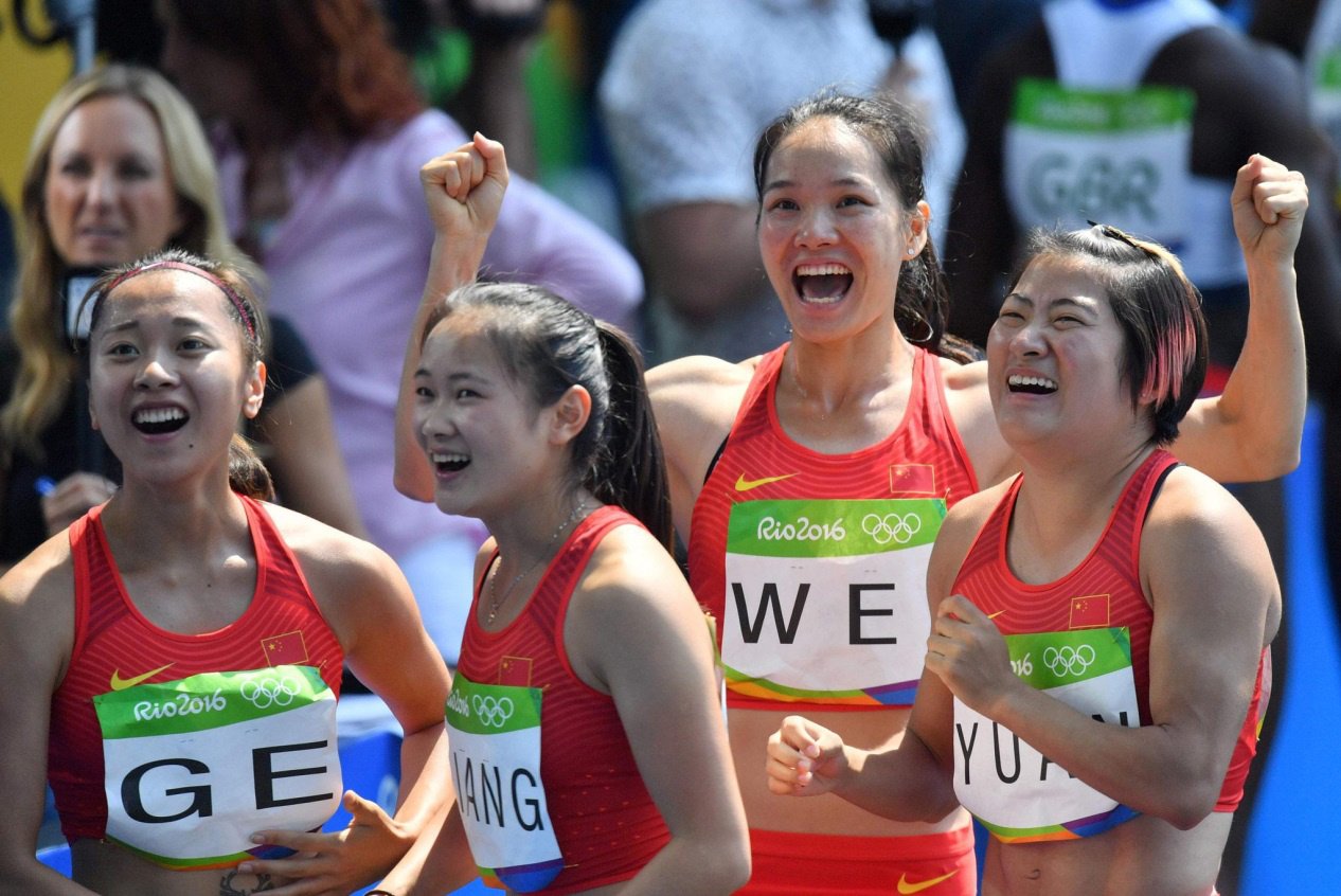 奥运争议:美国女子4X100接力挤掉中国 只认美国申诉不顾中国