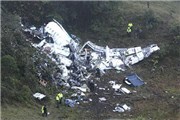 巴西球员失事客机遇难人数更正为71人 已找到6名幸存者现场照曝光