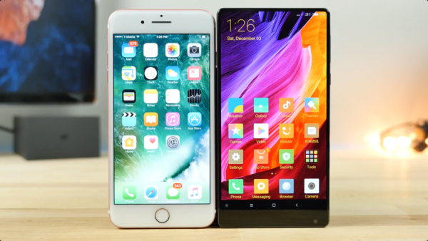 iphone8将采用小米max设计？iPhone 7 Plus和小米MIX颜值测评