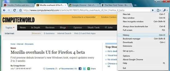 Firefox 4最新界面与Chrome有几分相似？
