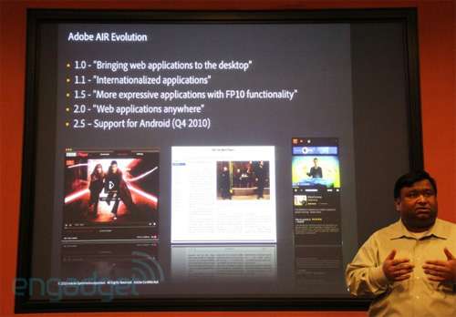 Adobe AIR 今年秋天开始全面支持Android